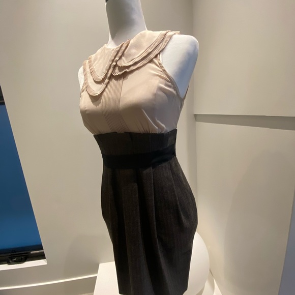 BCBG cream and black cocktail dress - Picture 6 of 8